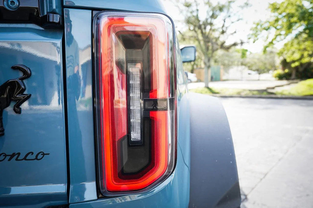 Printed Series 1L Tail Light Overlays - 2021+ Bronco (w/ LED Taillights) StickerFab