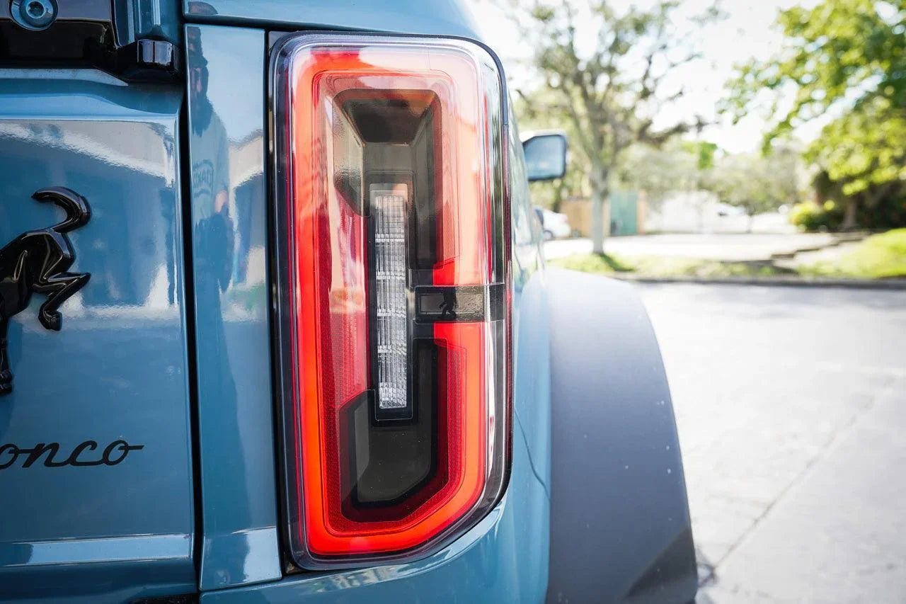 Printed Series 1L Tail Light Overlays - 2021+ Bronco (w/ LED Taillights) StickerFab