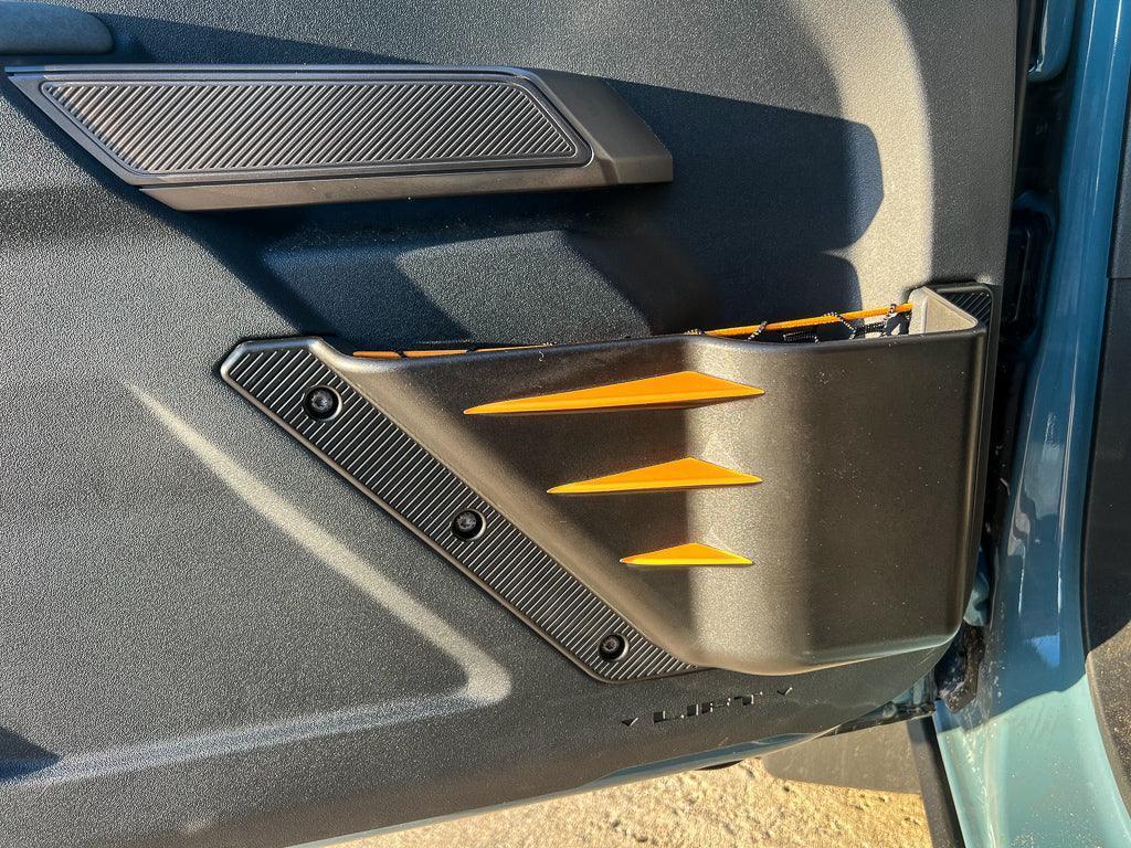 Printed Series ABS Bin Fin Overlays (Front) - 2021+ Bronco StickerFab