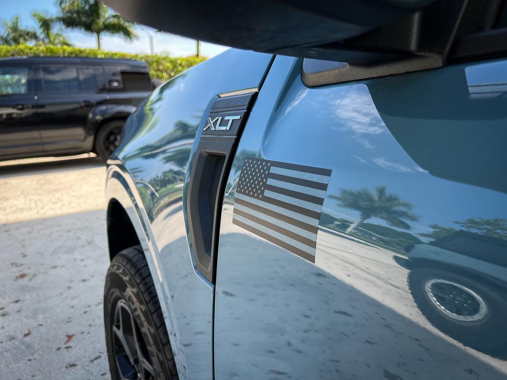 Printed Series American Flag Fender Stickers - 2021+ Bronco / Bronco Sport / Jeep / Universal StickerFab