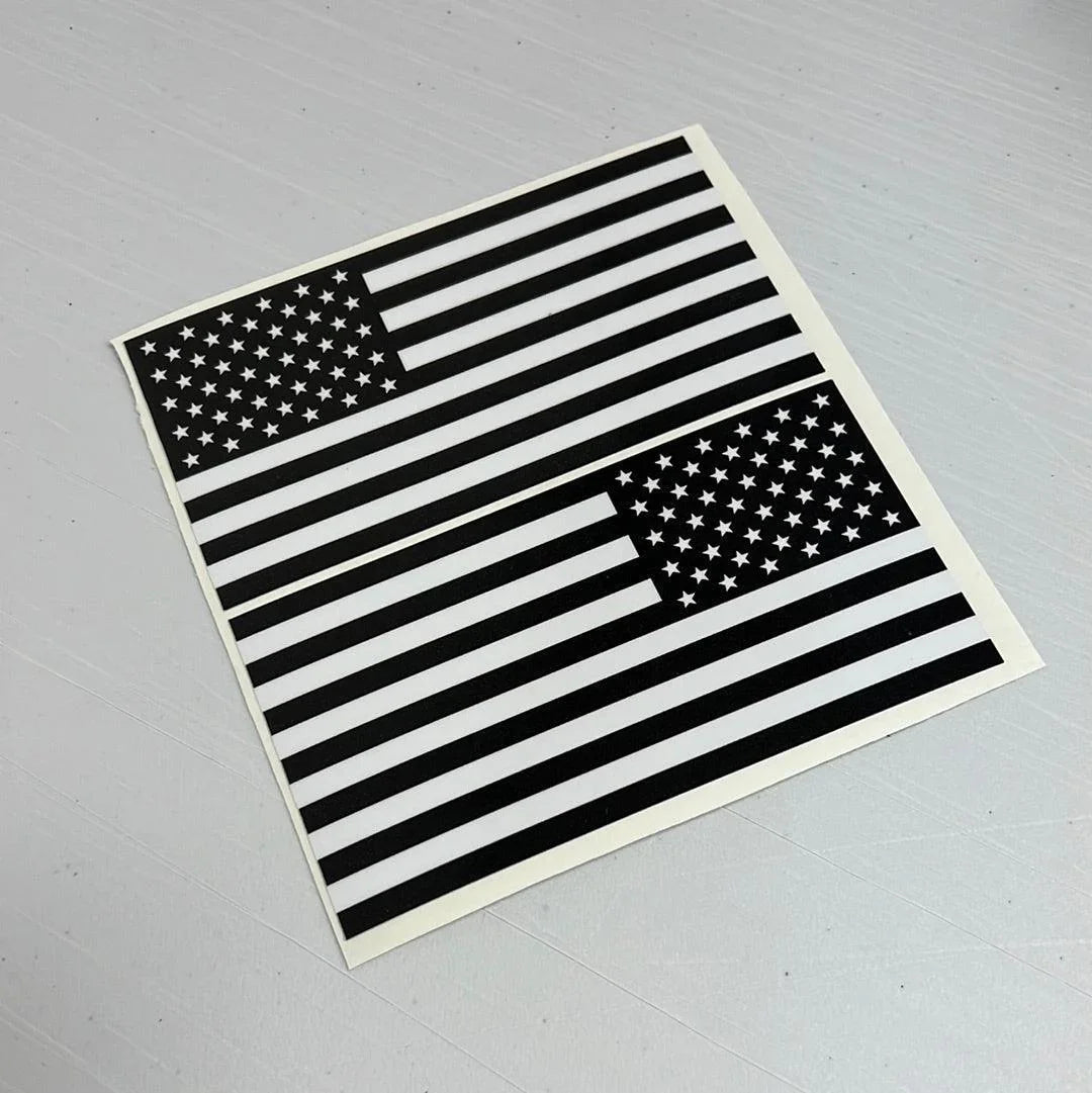 Printed Series American Flag Fender Stickers - 2021+ Bronco / Bronco Sport / Jeep / Universal StickerFab