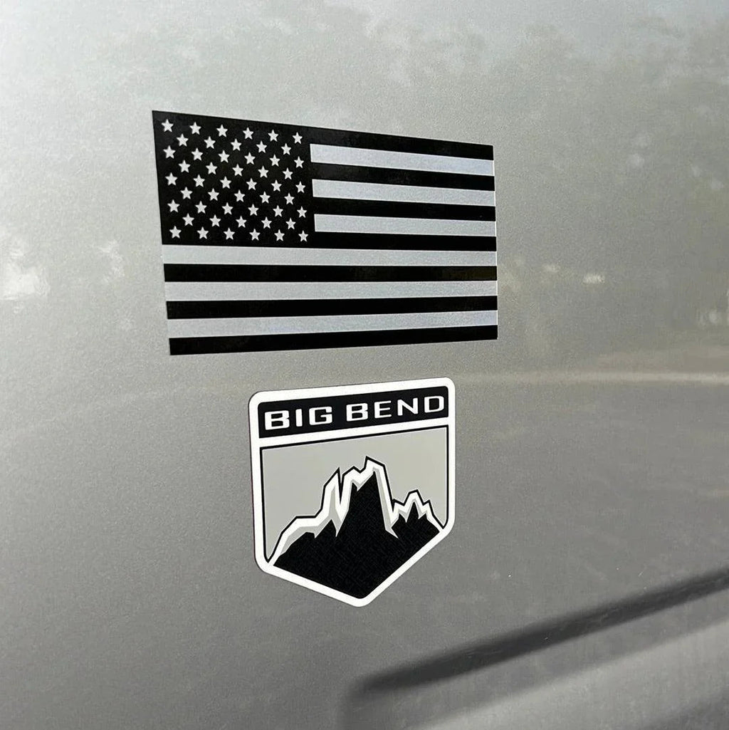 Printed Series American Flag Fender Stickers - 2021+ Bronco / Bronco Sport / Jeep / Universal StickerFab