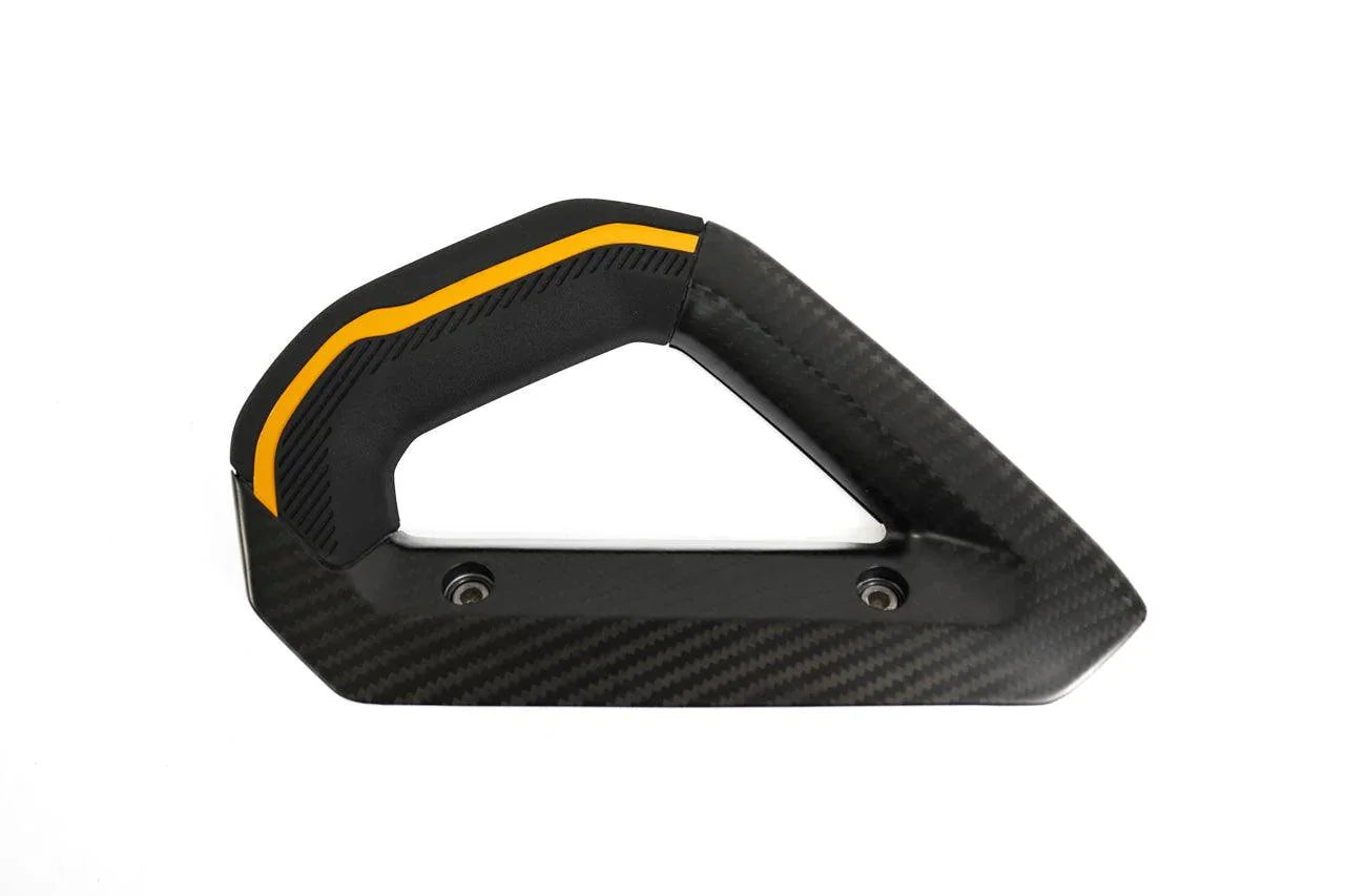 Printed Series Center Grab Handle Stripe Overlay - 2021+ Bronco Raptor (Carbon Fiber) StickerFab