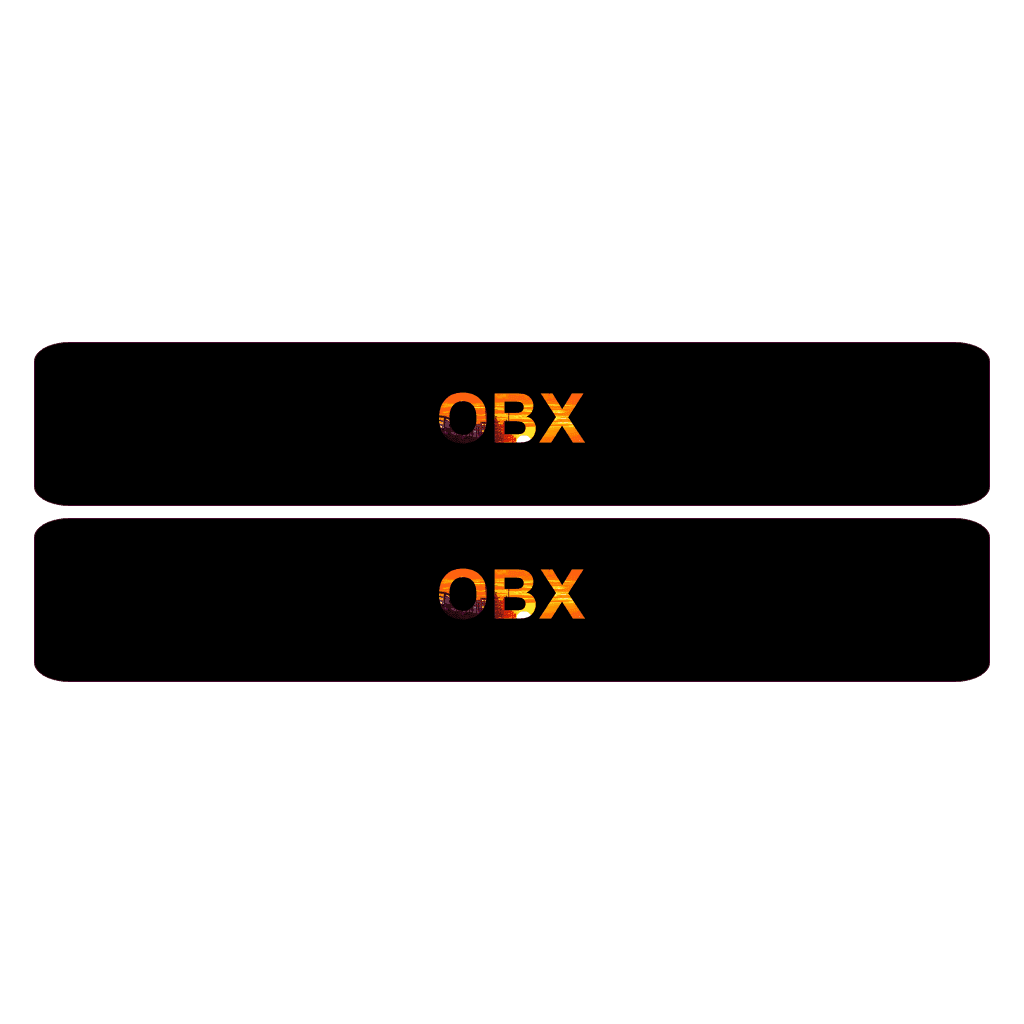 Printed Series Door Sill Protectors - 2021+ Bronco 2/4 Door StickerFab
