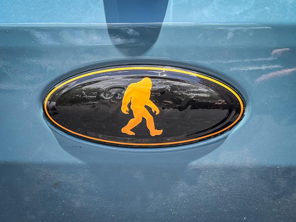 Printed Series Ford Bronco Rear Oval Emblem Overlays (Full Print) - 2021+ Bronco / Bronco Sport StickerFab