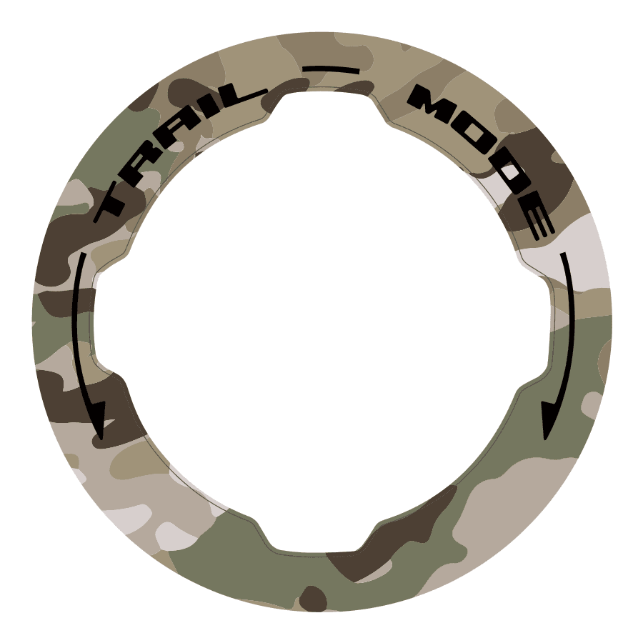 Printed Series GOAT Mode Dial Ring Overlay V2.1 - 2021+ Bronco StickerFab