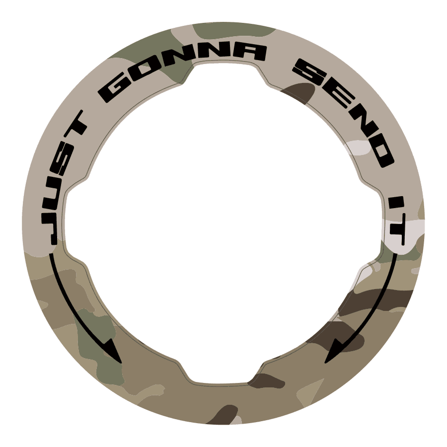 Printed Series GOAT Mode Dial Ring Overlay V2.1 - 2021+ Bronco StickerFab