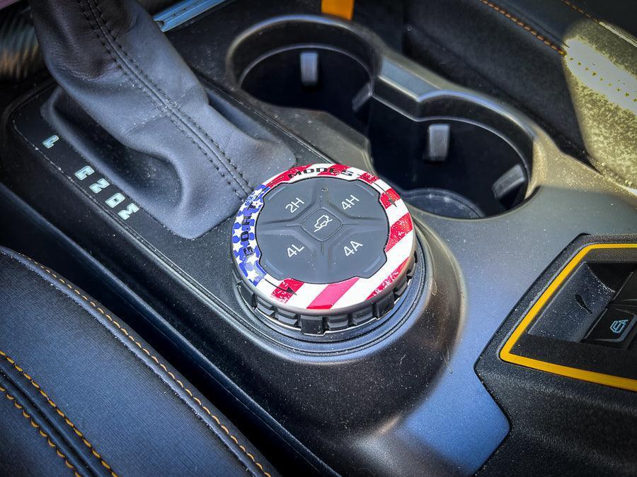 GOAT Mode Dial Ring Overlay V2 - 2021+ Bronco StickerFab