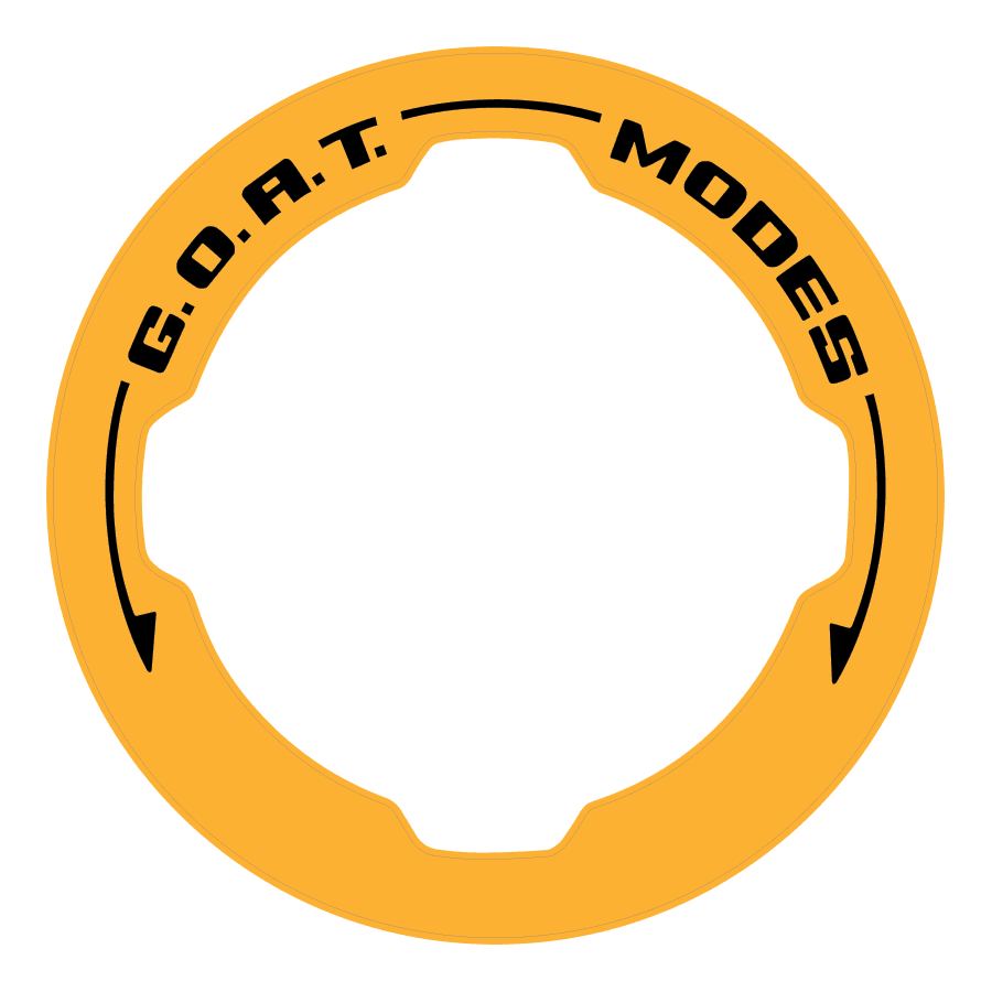 GOAT Mode Dial Ring Overlay V2 - 2021+ Bronco StickerFab