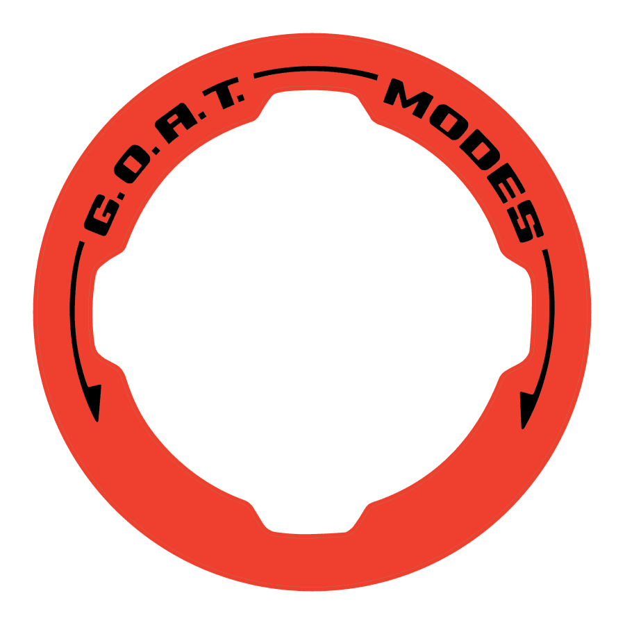 GOAT Mode Dial Ring Overlay V2 - 2021+ Bronco StickerFab
