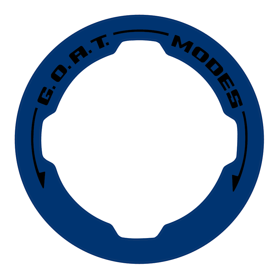 GOAT Mode Dial Ring Overlay V2 - 2021+ Bronco StickerFab