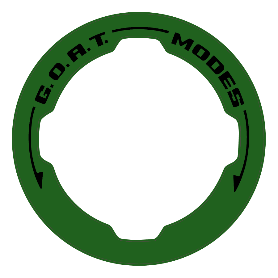 GOAT Mode Dial Ring Overlay V2 - 2021+ Bronco StickerFab