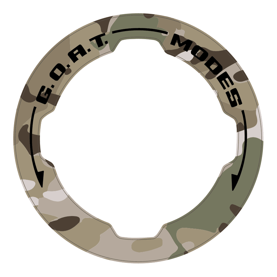 GOAT Mode Dial Ring Overlay V2 - 2021+ Bronco StickerFab