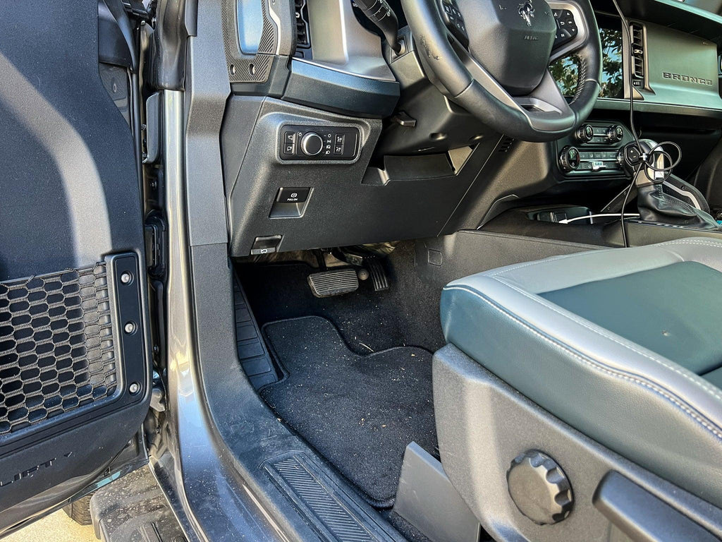 Printed Series Interior Under Steering Wheel Fuses Label - 2021+ Bronco StickerFab