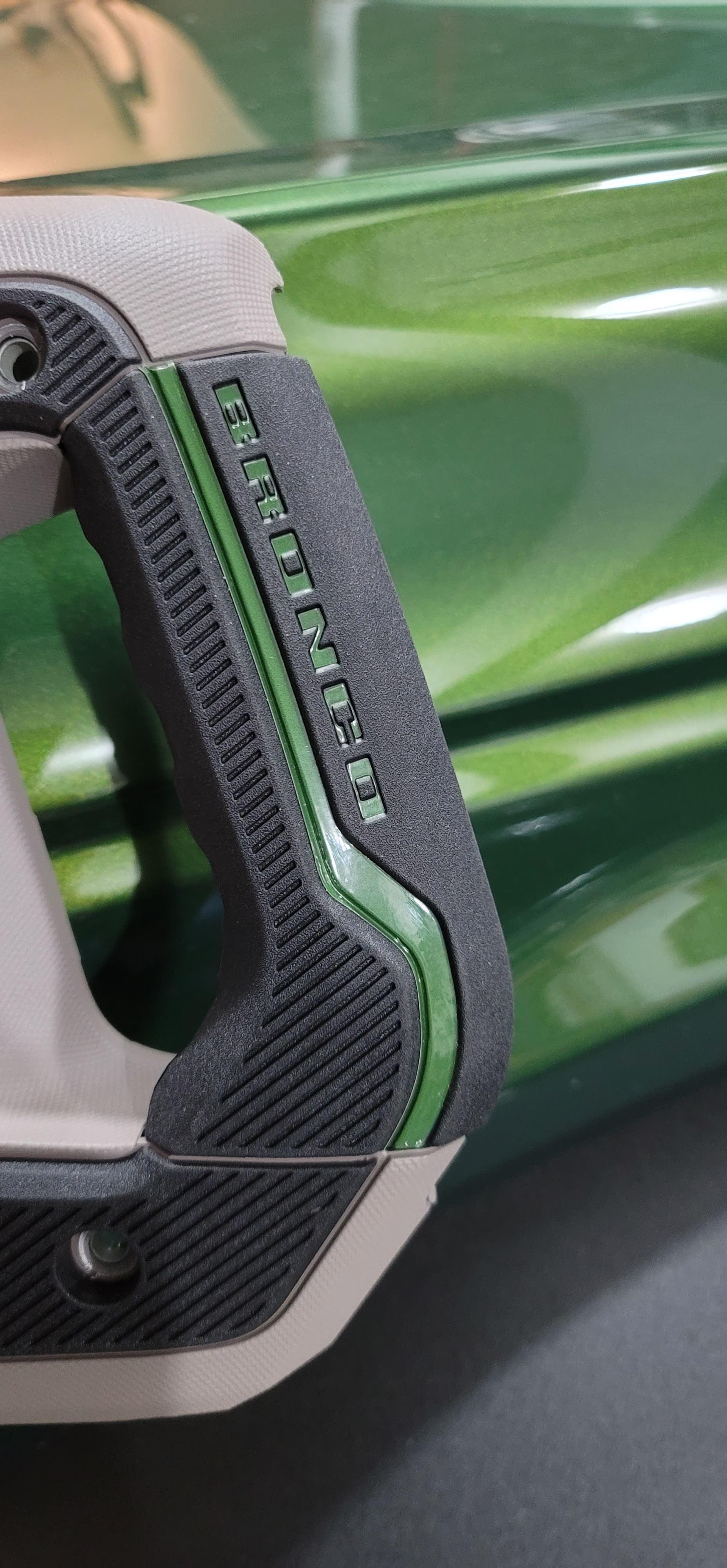 Printed Series Outer Grab Handle Stripe Overlays (Full Coverage) - 2021+ Bronco StickerFab
