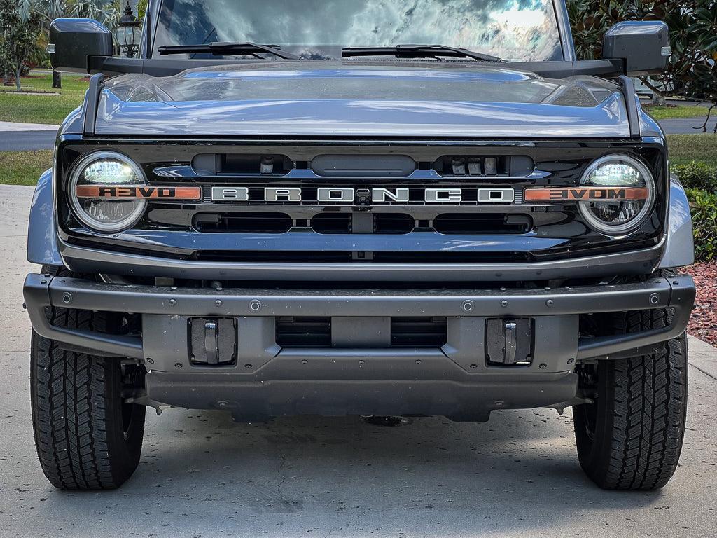 Printed Series  Signature DRL Bar Overlays - 2021+ Bronco (Signature Headlights) StickerFab