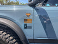 Printed Series Texas Flag Fender Stickers - 2021+ Bronco / Bronco Sport / Jeep / Universal StickerFab