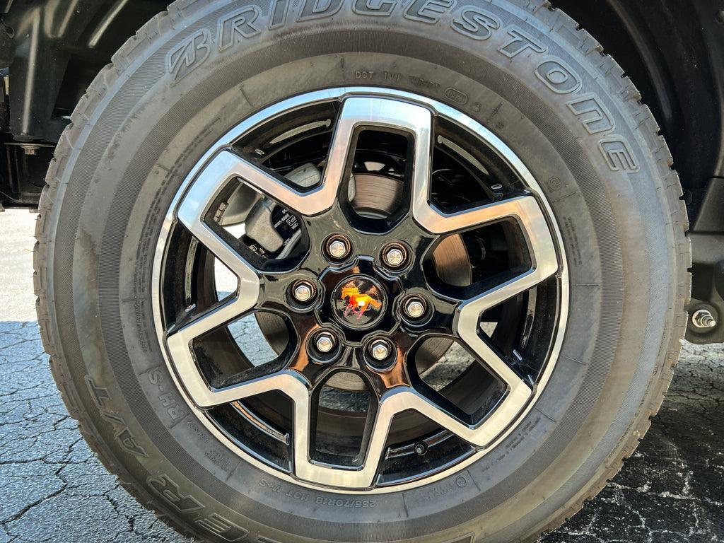 Printed Series Wheel Cap Overlays - 2021+ Bronco StickerFab