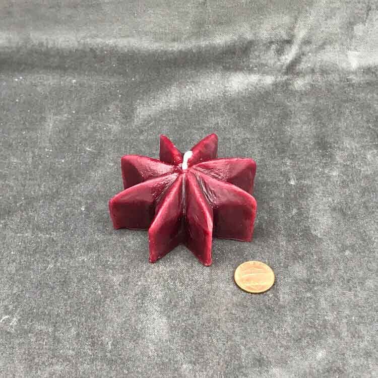 Beeswax Mystic Star Spell Candle - Manifestation & Spiritual Power Magic Parlour of Wonders