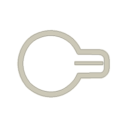 Push to Start Outline Overlay (Printed Series Vinyl) - 2021+ Bronco StickerFab