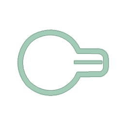 Push to Start Outline Overlay (Printed Series Vinyl) - 2021+ Bronco StickerFab