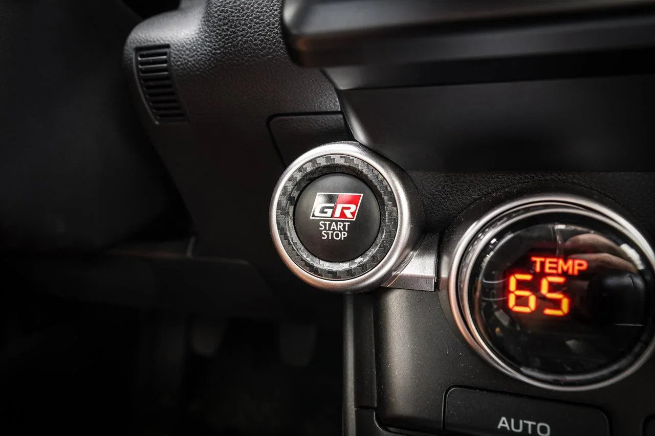Push to Start Trim 3D Carbon Overlay - 2022+ BRZ / GR86 StickerFab