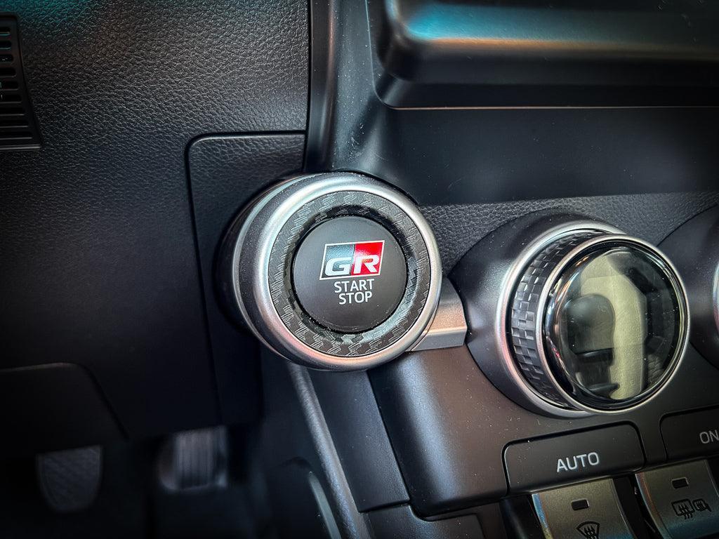 Push to Start Trim 3D Carbon Overlay - 2022+ BRZ / GR86 StickerFab