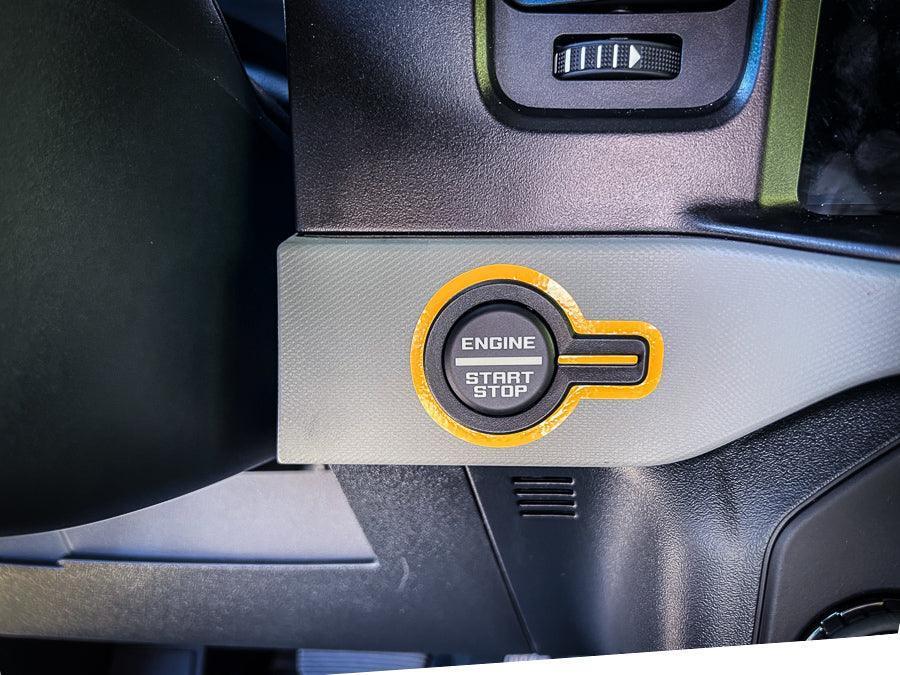 Push to Start Trim Outline (Standard Series) - 2021+ Bronco StickerFab