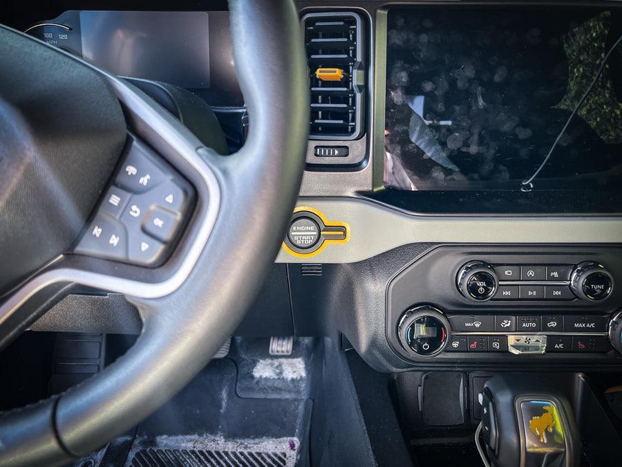 Push to Start Trim Outline (Standard Series) - 2021+ Bronco StickerFab