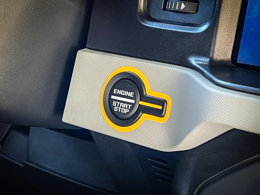 Push to Start Trim Outline (Standard Series) - 2021+ Bronco StickerFab