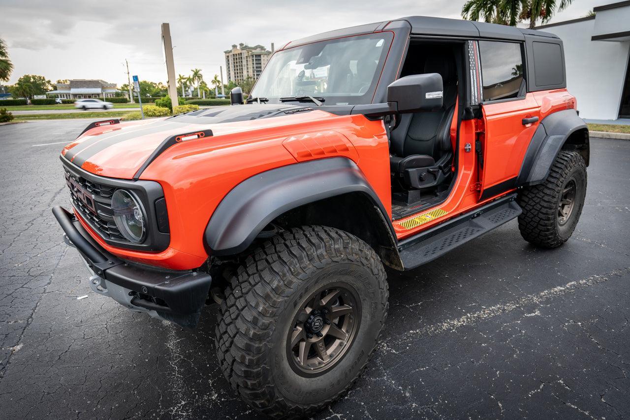 R Inlay for Hood Emblems - 2022+ Bronco Raptor StickerFab