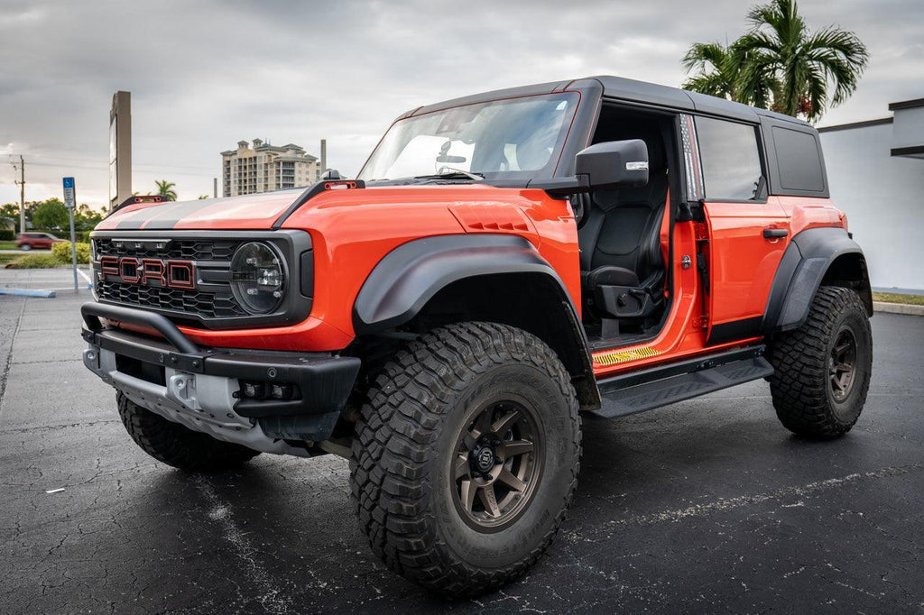 R Inlay for Hood Emblems - 2022+ Bronco Raptor StickerFab