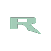 R Inlay for Tailgate Emblem - 2022+ Bronco Raptor StickerFab