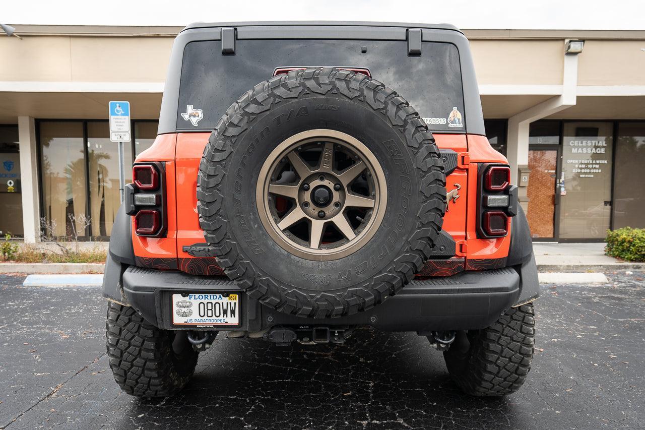 R Overlay for Differential Cover - 2022+ Bronco Raptor StickerFab