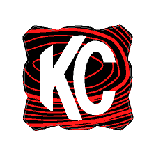 KC HiLITES Flex Era 1 Cover Topo Overlays - Universal StickerFab