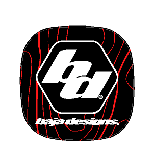 Baja Designs Squadron Light Cover Topo Overlays - Universal StickerFab