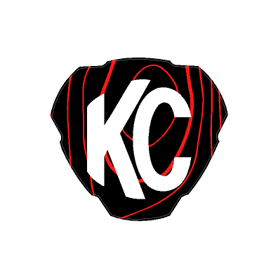 KC HiLITES Flex Era 3 Cover Topo Overlays - Universal StickerFab