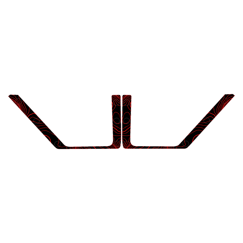 Topo Front Door Net Trim Overlay Kit (Printed Series) - 2021+ Bronco StickerFab