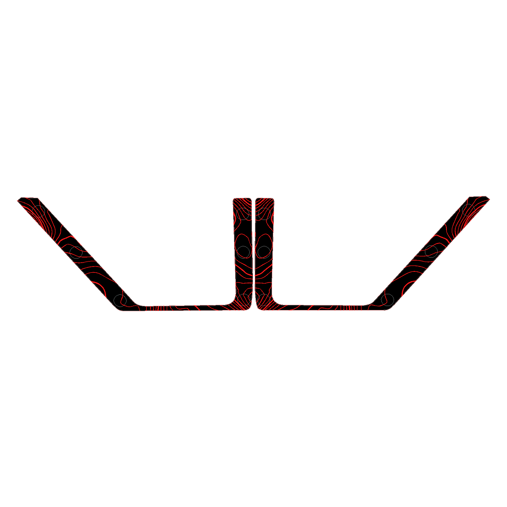 Topo Rear Door Net Trim Overlay Kit (Printed Series) - 2021+ Bronco StickerFab