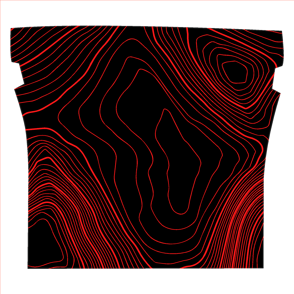 Topo Seatbelt Trim Protector (Printed Series) - 2021+ Bronco 4 Door StickerFab