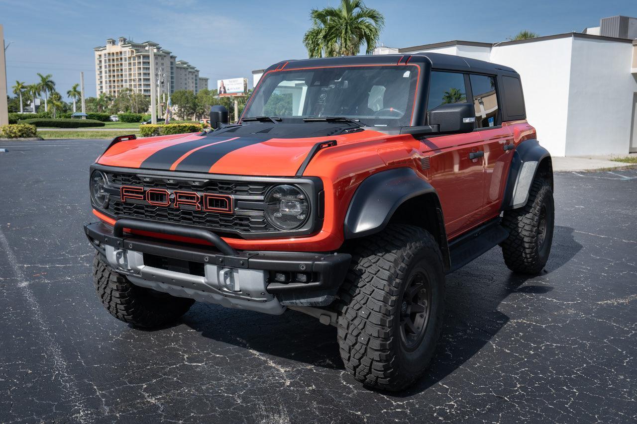 Racing Hood Stripes V1 - 2022+ Bronco Raptor StickerFab