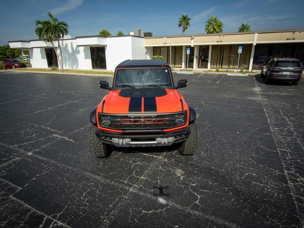 Racing Hood Stripes V1 - 2022+ Bronco Raptor StickerFab