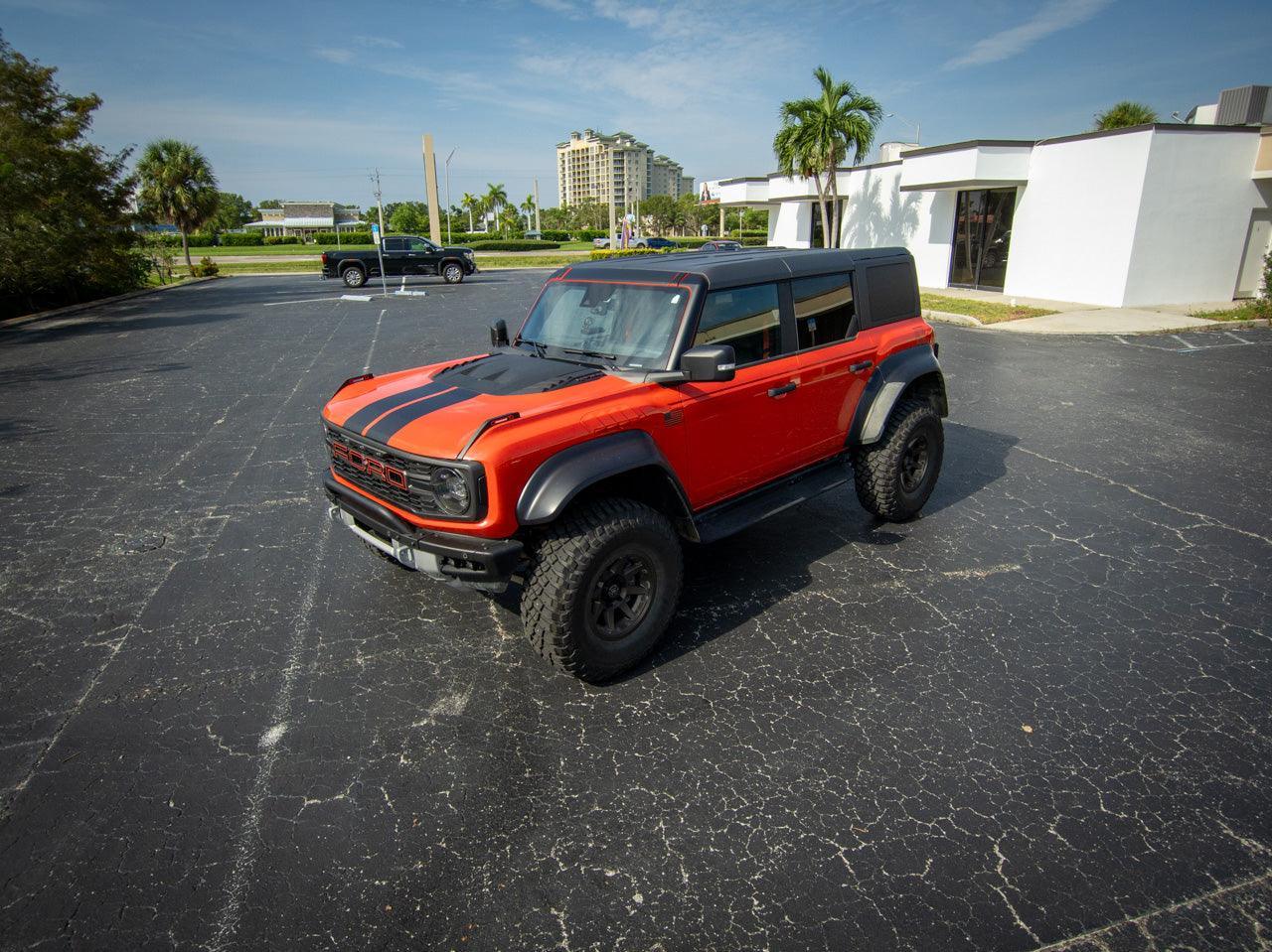 Racing Hood Stripes V1 - 2022+ Bronco Raptor StickerFab