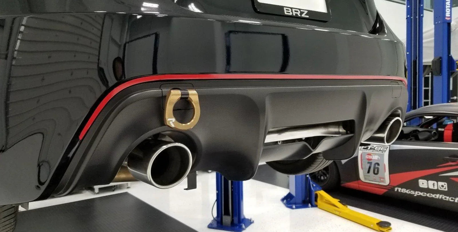 Rear Bumper STI Style Pinstripe - 2013-2020 Scion FR-S / Subaru BRZ / Toyota 86 StickerFab