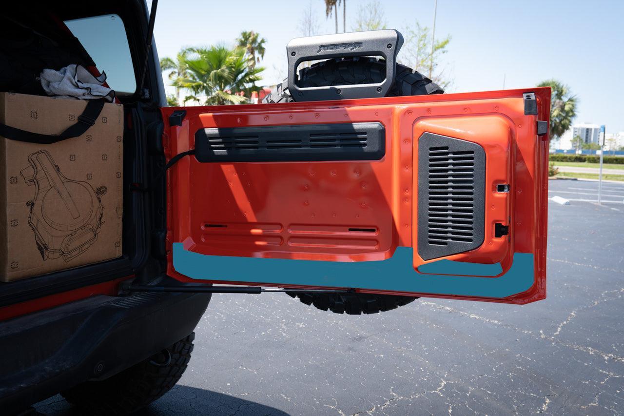 Rear Cargo Door (PPF) - 2021+ Bronco StickerFab