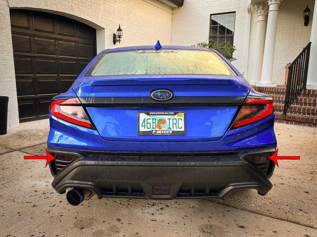 Rear Reflector Overlays - 2022+ WRX StickerFab