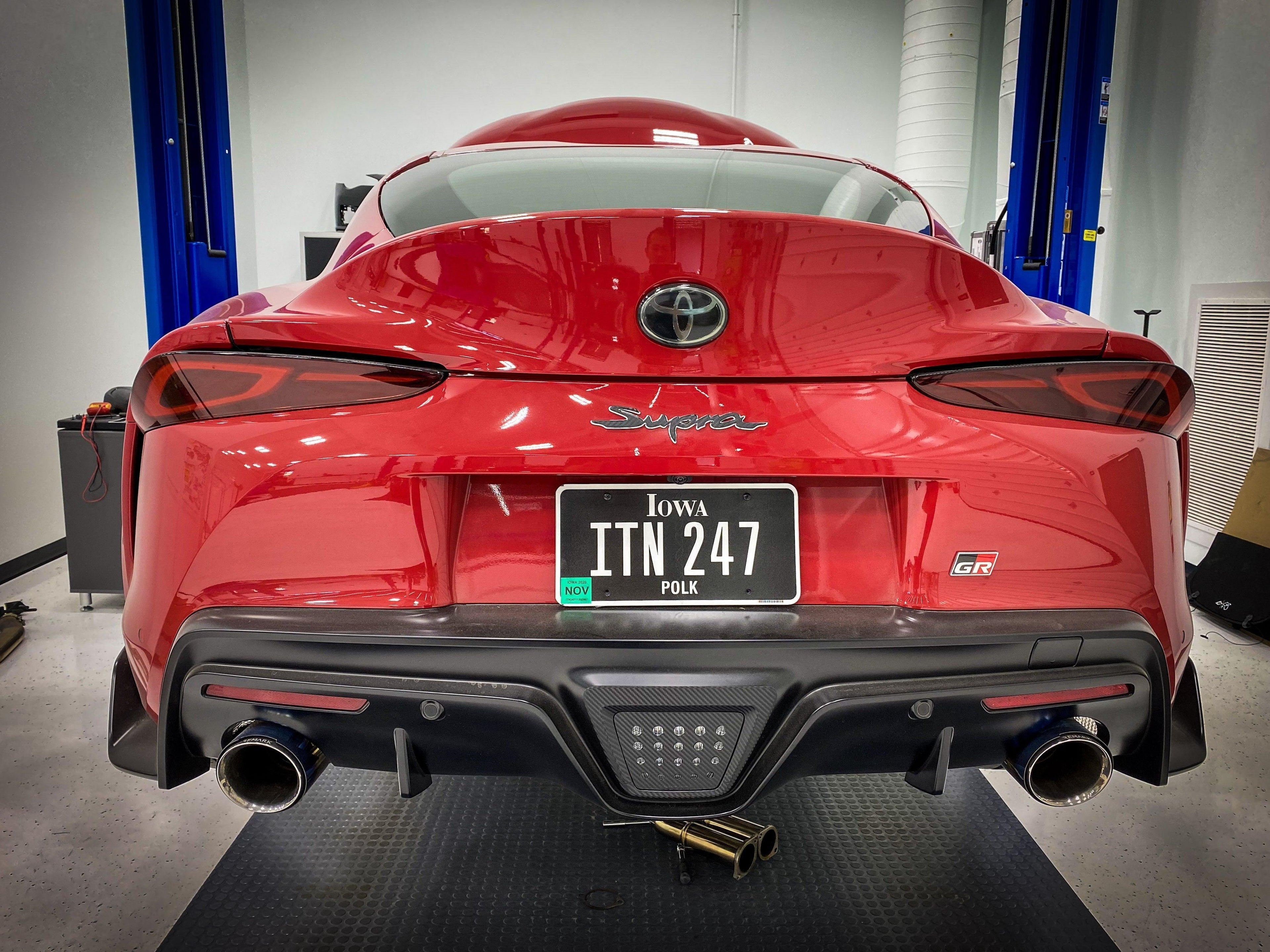 Rear Supra Emblem Overlay (Various Colors) - 2020+ Supra StickerFab
