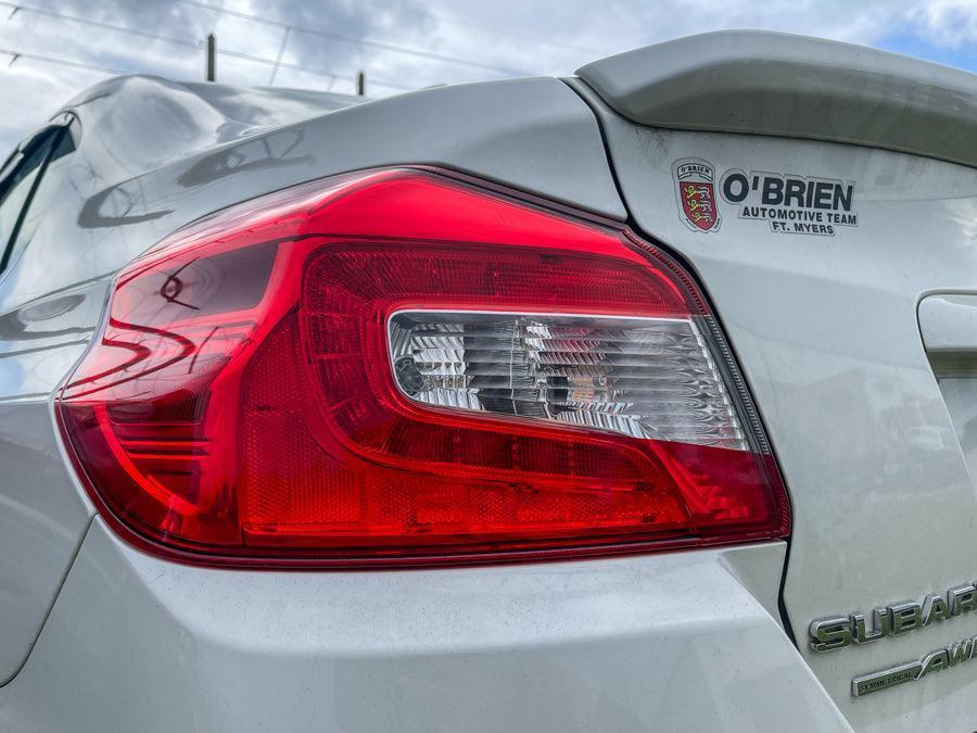 Red Facelift 1.5 Tail Light Overlays - 2015-2021 Subaru WRX / STI StickerFab