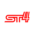 ST4 6" Sticker fits 4th Generation Subaru WRX / STI - 2015-2021 StickerFab