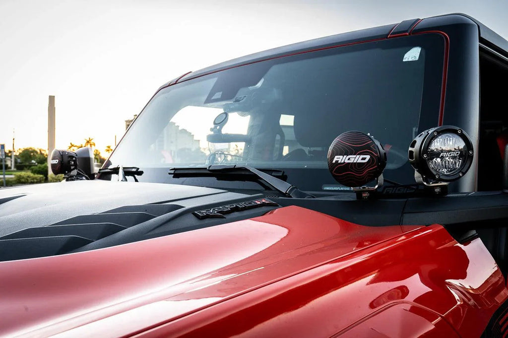 Rigid 360 Series 4" Light Cover Topo Overlays - Universal StickerFab